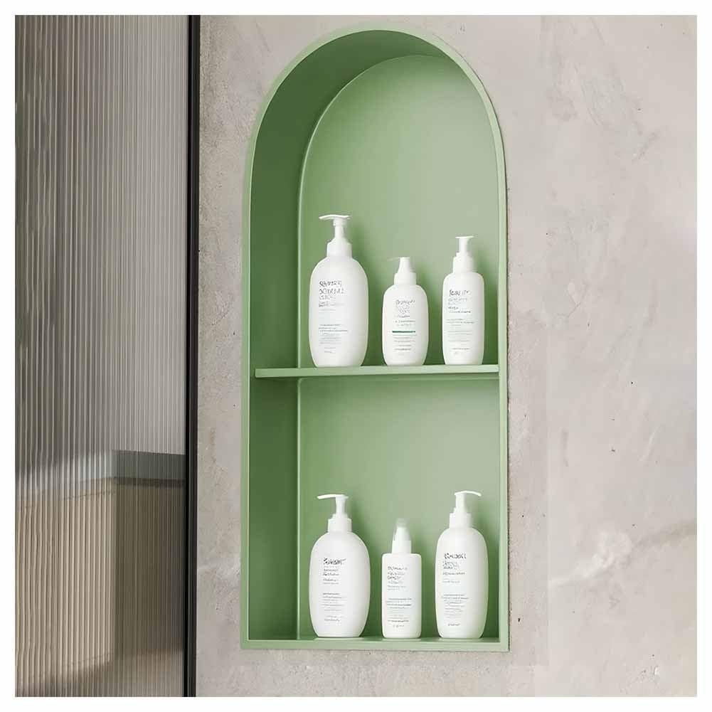 LXHELIVERY Shower Niche Stainless Steel Shower Nich Recessed Shower Shelf Wall Mounted Organizer Caddy for Bathroom Living Room