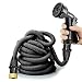 100ft Expandable Garden Hose,Heavy Duty Extra Strength Fabric Hose Pipe With 8-way Spry Nozzle, 3/4" Patent Leak-Proof Connector Pocket Water Hose