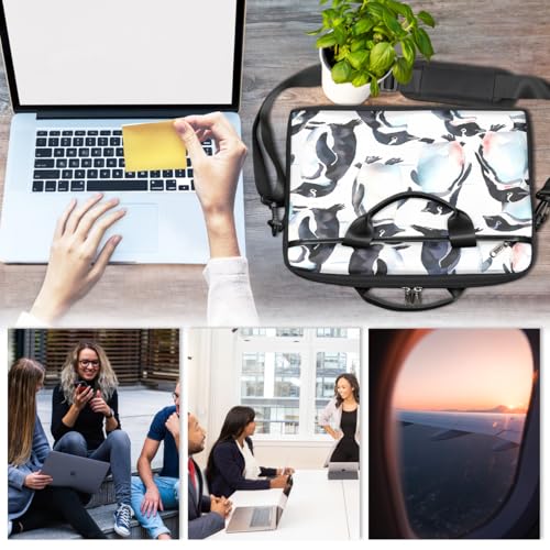 Bolsa para Laptop 15 Pulgadas con Estampado de Pingüinos miniatura 6