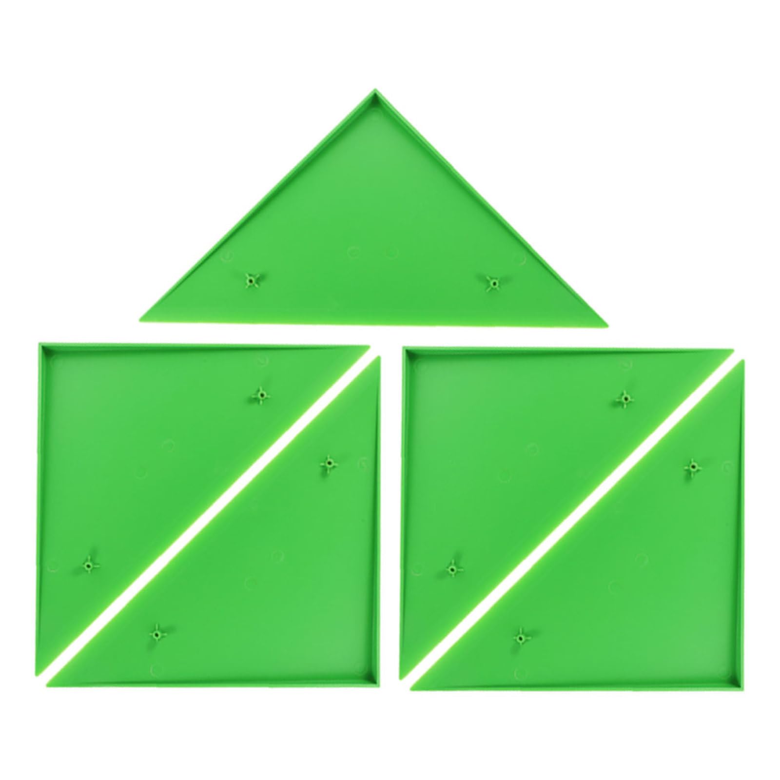 ERINGOGO Protectores Esquinas Triangulares para Mesa Futbolín Accesorios Plástico Duraderos