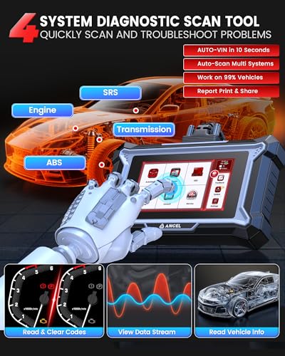 ANCEL DS100 solución de averías de coche con diagnóstico de 4 sistemas 2