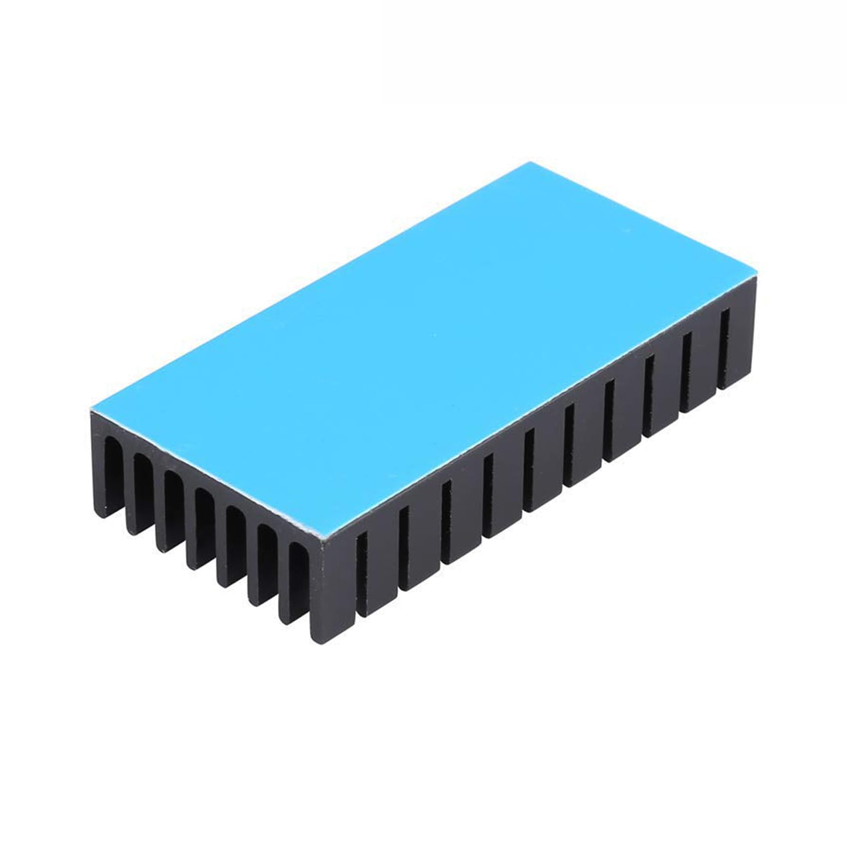 Disipador de calor de 0.984 in de 0.984 in, 2 x 1 x 0.4 pulgadas con cinta conductora térmica, disipador de calor de aluminio enfriador para enfriar, dispositivos electrónicos USB, WiFi, 5
