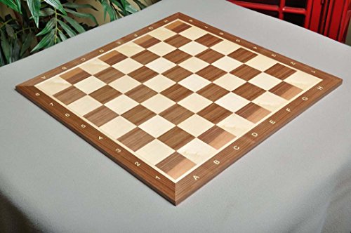 Walnut & Maple Wooden Chess Board - 2.5