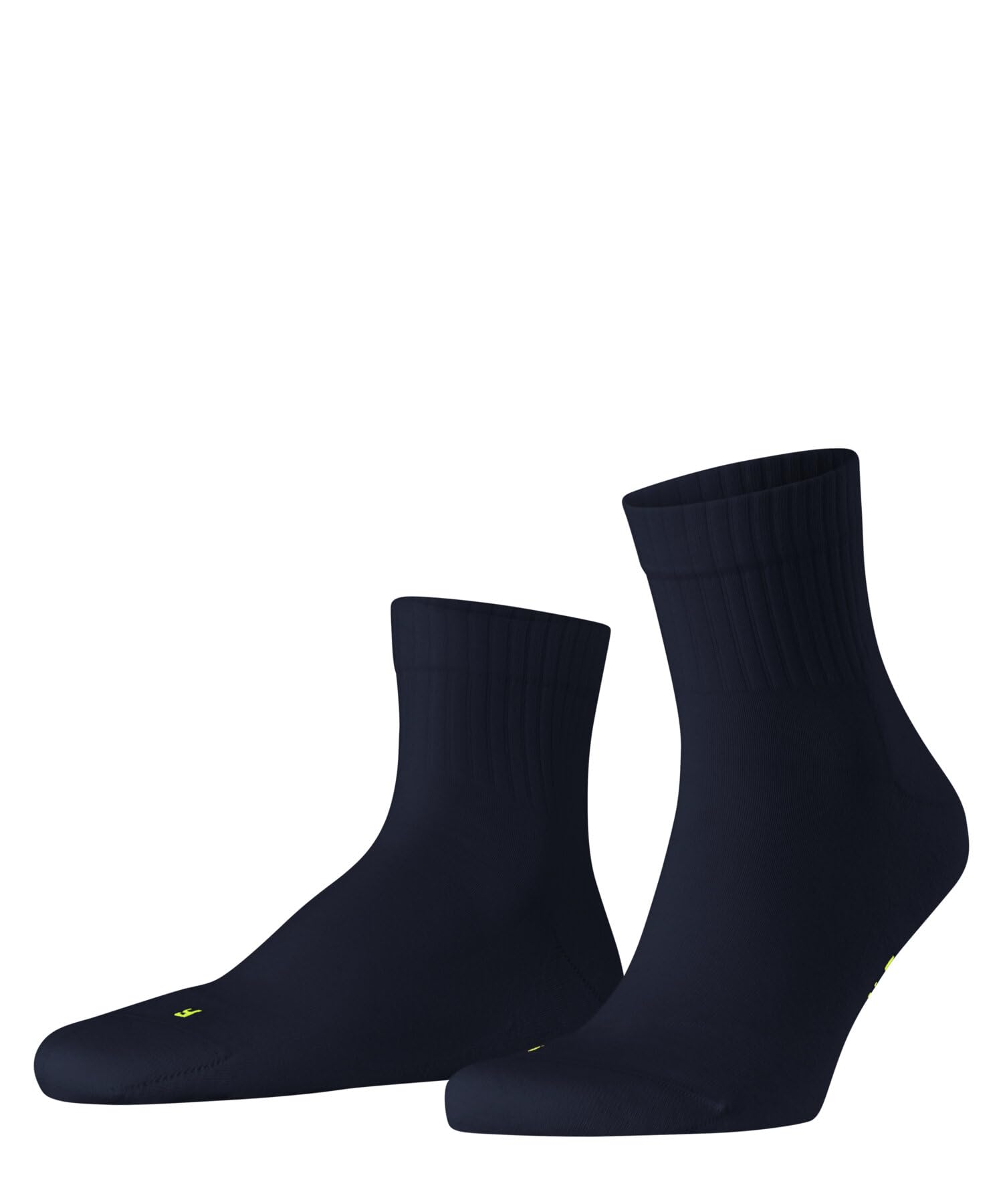 FALKE Unisex Run U Sso Cotton Plain 1 Pair Socks, Blue Marine 6120 Rib, 9.5-10.5