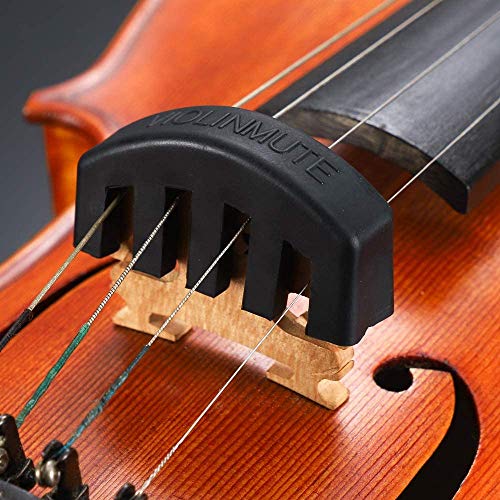 Image of Blue Panther Practice Rubber Mute for Violins & Viola - Silent Practice Tool, Violin Accessory (Pack of 1)