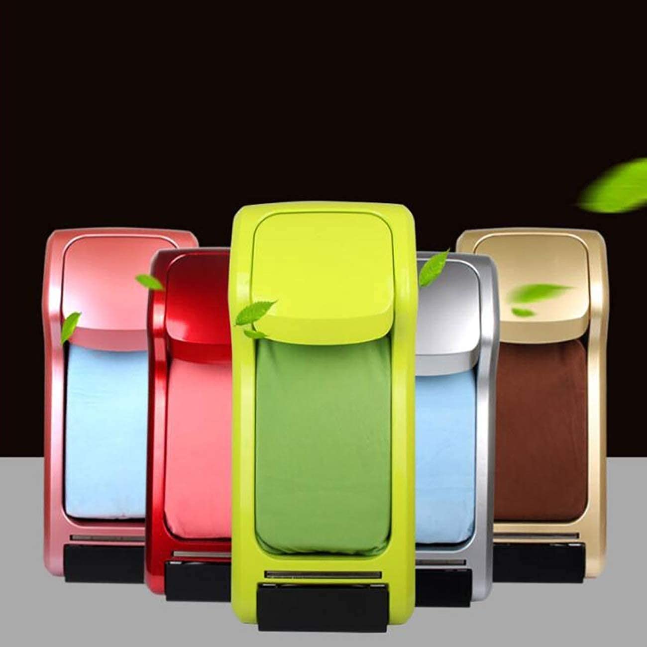 Copriscarpe, copriscarpe, automatico, portatile, con 600 copriscarpe impermeabili, in plastica, usa e getta, perfetti per casa, negozio, ufficio e laboratorio (verde)