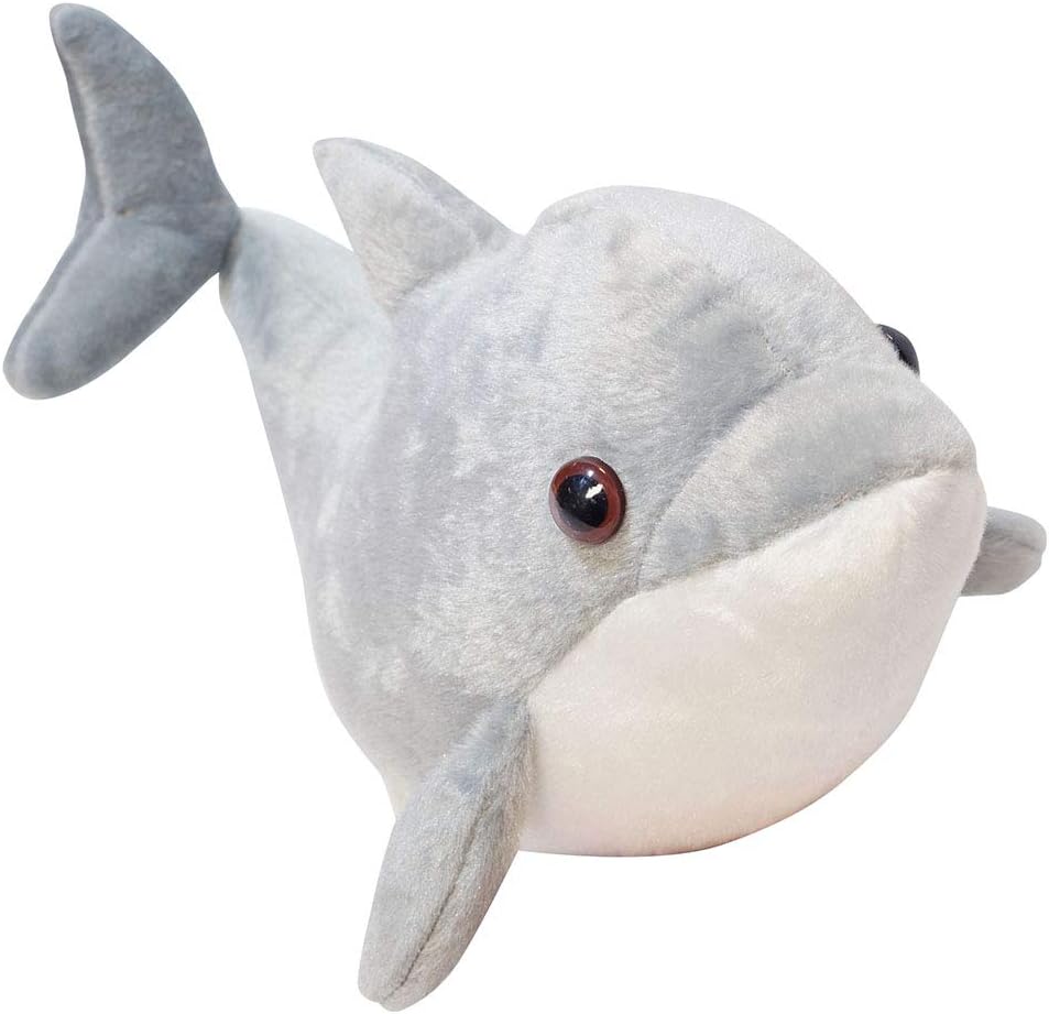 Baberoo Soft Plush Stuffed Animal Children's Toy Dolphin, 15 Inches