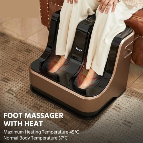Vlast calf, legs and foot material for home - pain relief for the feet - heat + 4 vibration motors - rolling, kneading, and shotsu - improves blood circulation, deep brown, 80W Vlast calf, legs and foot material for home - pain relief for the feet - heat + 4 vibration motors - rolling, kneading, and shotsu - improves blood circulation, deep brown, 80W