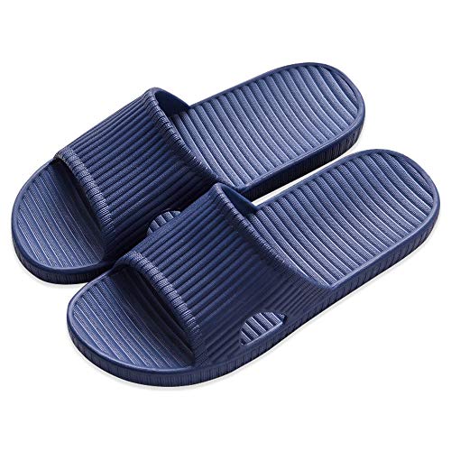 JIJIe Ciabatta da doccia, bagno o uso interno, antiscivolo （Navy Blue EU 42/43