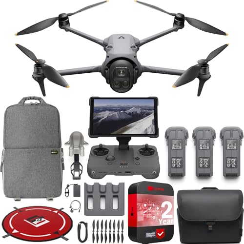 DJI Mavic 4 Pro Triple Camera Flagship Drone Creator Combo (DJI RC Pro 2), 512GB Onboard Storage, 100MP Hasselblad Camera, 6K HDR Video, 0.1-Lux Nightscape, Obstacle Sensing Bundle with Deco Gear Kit
