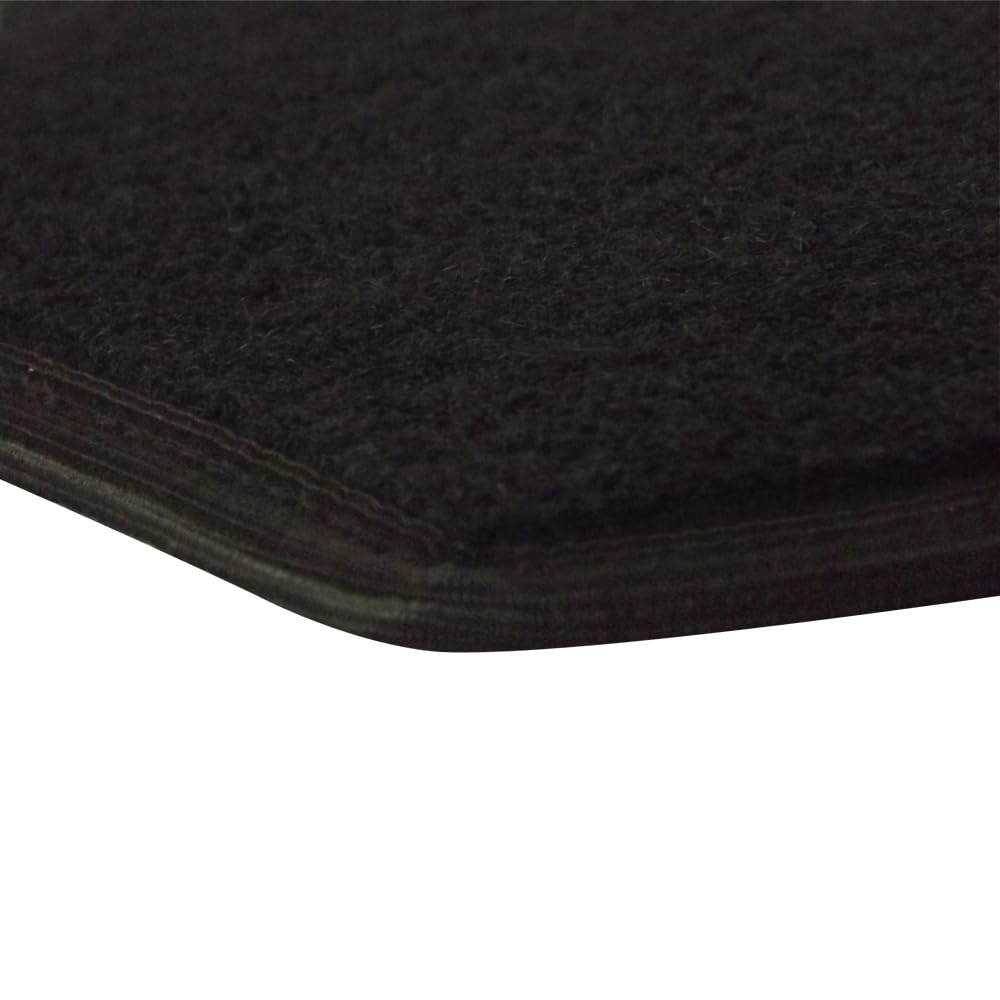UNION Tappetini su misura realizzati per FIAT 500 GIARDINIERA in moquette di qualita Nero (FTR02)