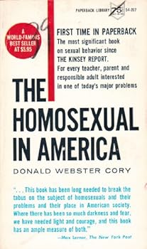 Paperback The homosexual in America Book