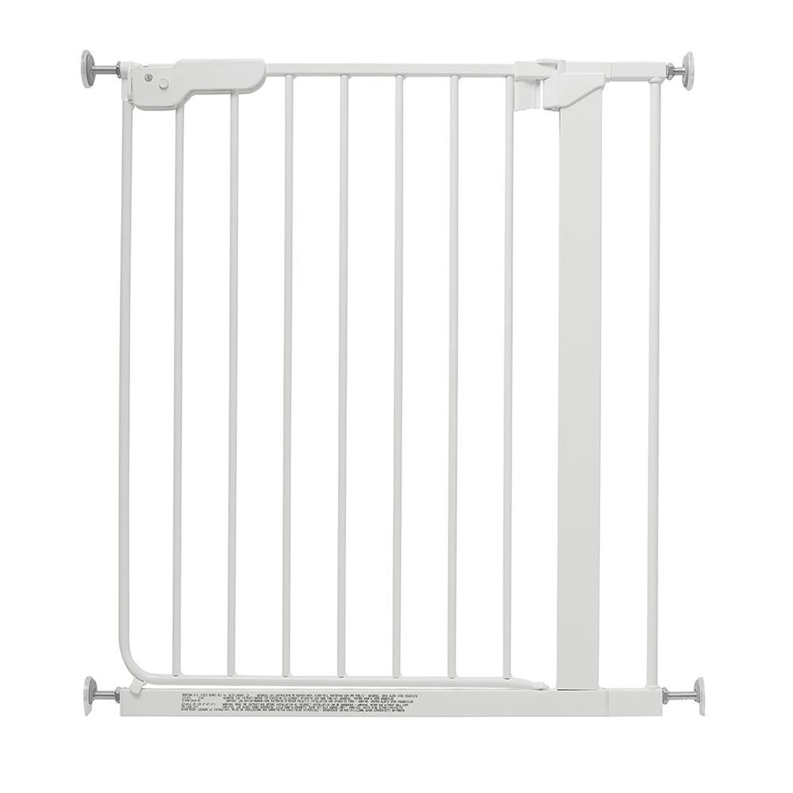 Safetots White Super Narrow Baby Gate, 66.5Cm - 74Cm, Child Safety Barrier, Stair Gate For Toddler