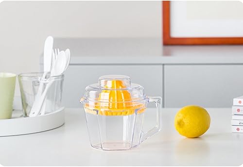 Miniatura 6 de Manual Plastic Fruit Juicer Hand Press Citrus Squeezer Kitchen Tool for Orange Lemon Grapefruit Small Portable Yellow Household Manual Juice Maker