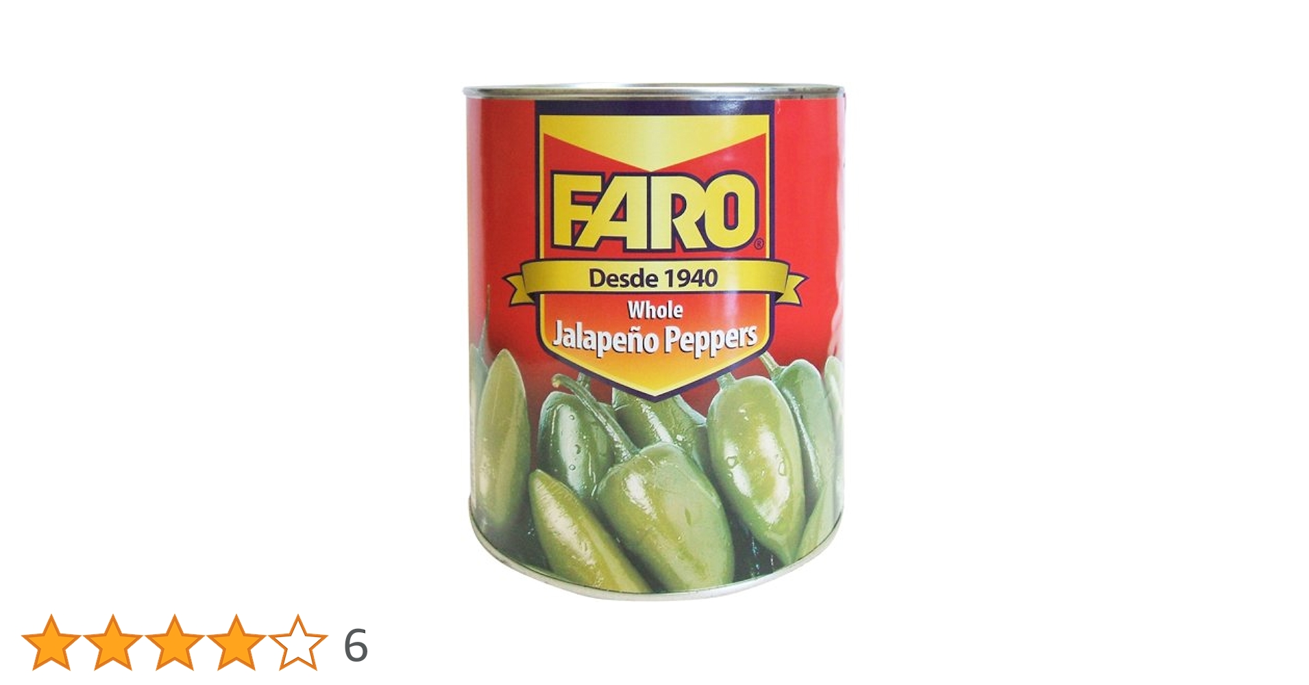 Amazon | ファロー ホールハラペーニョ 2800g | FARO（ファロ