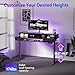 WALKINGDESK 55x24 Inches Electric Standing Desk with Keyboard Tray, Height Adjustable Stand up Desk with 2 Drawers, Ergonomic Sit to Stand Desk with Storage Monitor Stand, Computer Table, Black