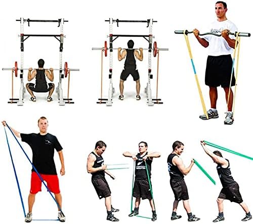 Miniatura 6 de Banda de resistencia de baloncesto para entrenamiento de dribling, fitness, un solo círculo, 6 niveles, bandas de ejercicio profesional de alta