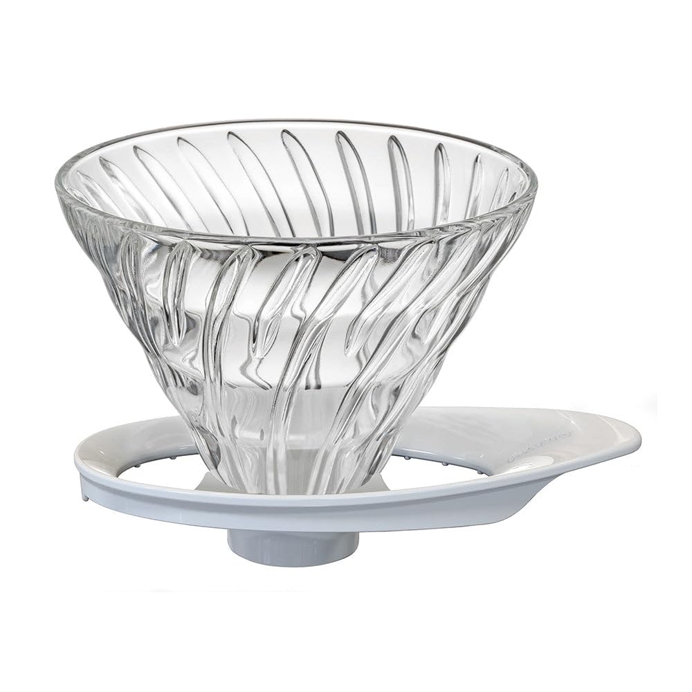 HARIO V60 Glass Dripper White (Size 02) — image 1