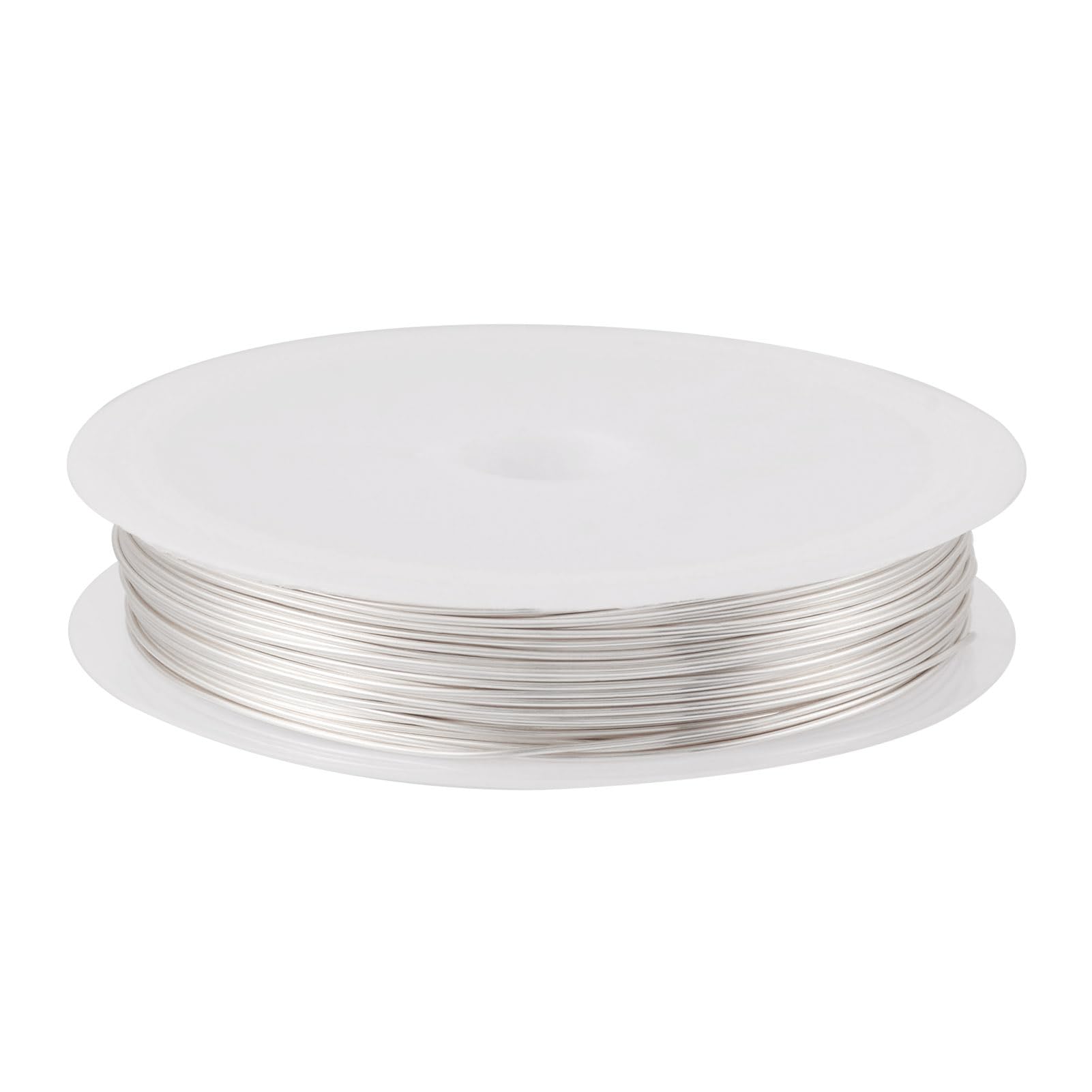 Spritewelry 0.6mm Silver Copper Wire for Jewelry Making Tarnish Resistant Copper Beading Wire Metal Craft Wire Gem Metal Wrap for Jewelry Wrapping Supplies Crafting 18m/roll โ image 1