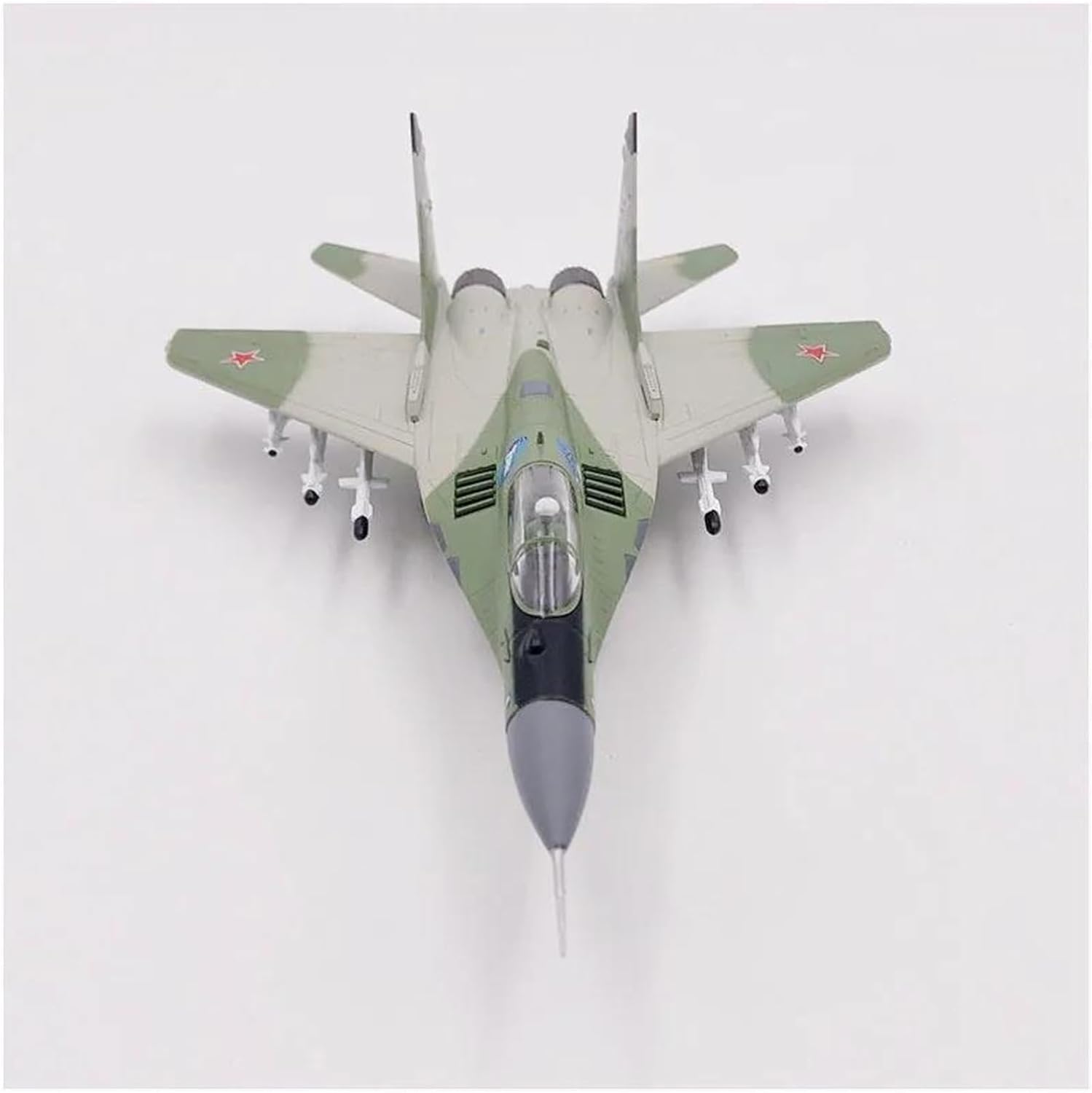 Miniature Scale 1 100 for Russian Air Force MiG-29 Airplane Alloy Model Diecast Metal Planes Collection Flying Toy Game Kits