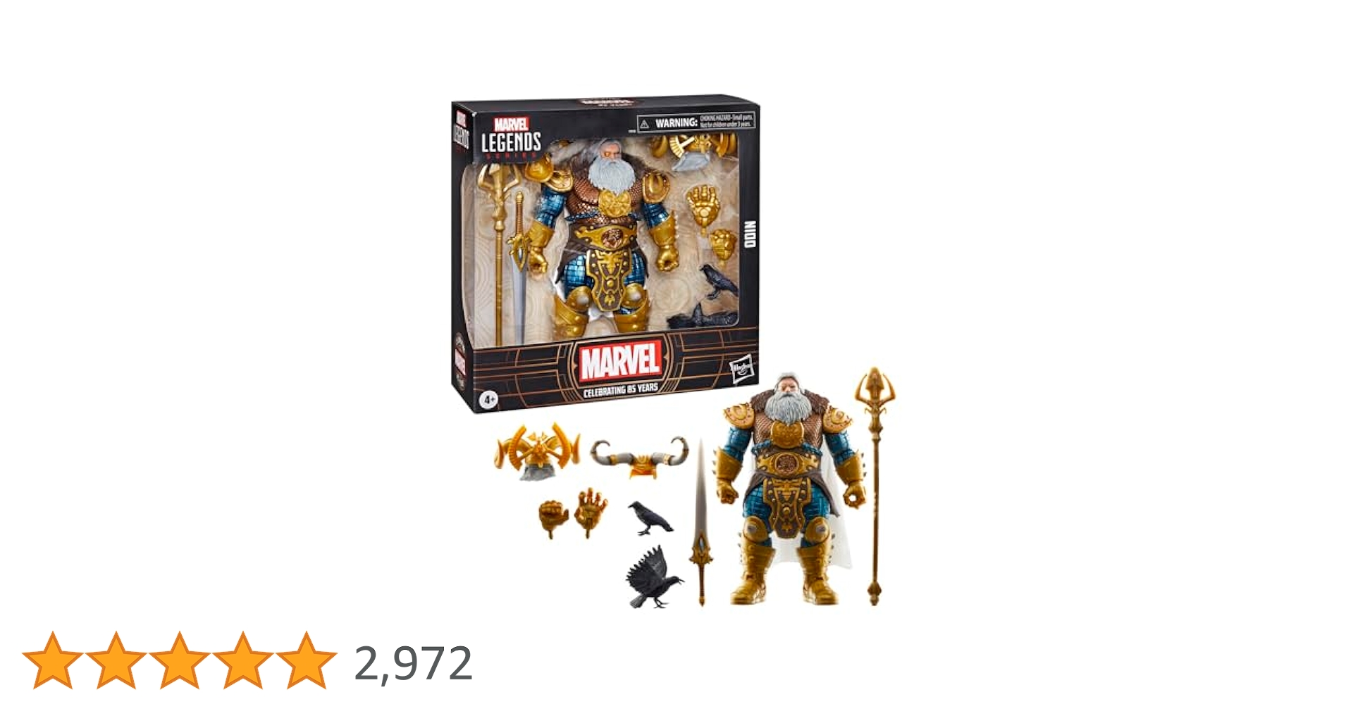 マーベルレジェンド　85周年記念　オーディン Amazon.com: Marvel Legends Series Odin, Deluxe 85th