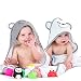 Premium Hooded Baby Towels For Boys & Girls - Soft Cotton Toddler Towel With Hood Set - Hypoalleregnic & Thick - Unisex Infant & Newborn Bath Towels With Hood For Boy Or Girl - Baby Shower Gift 2 Pack