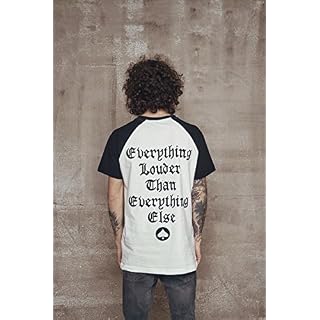 MERCHCODE Motörhead Everything Louder Raglan T-Shirt Homme - Les Beatles, Paul McCartney, John Lennon, RIngo Starr, George Harrison MERCHCODE Motörhead Everything Louder Raglan T-Shirt Homme – Image 6