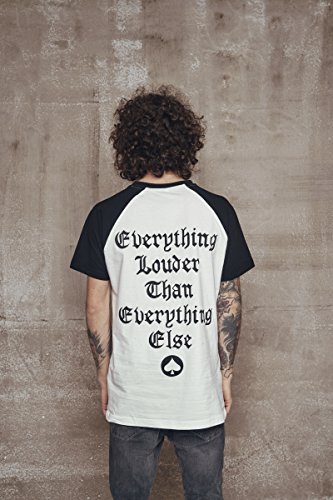 MERCHCODE Motörhead Everything Louder Raglan T-Shirt Homme - Les Beatles, Paul McCartney, John Lennon, RIngo Starr, George Harrison MERCHCODE Motörhead Everything Louder Raglan T-Shirt Homme – Image 7