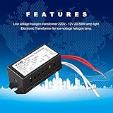 Bombilla halógena de bajo voltaje de 220 V - 12 V 20-50 W.