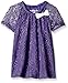 Kidtopia Girls' Raglan Sleeve Aline Top with Tack on Bow