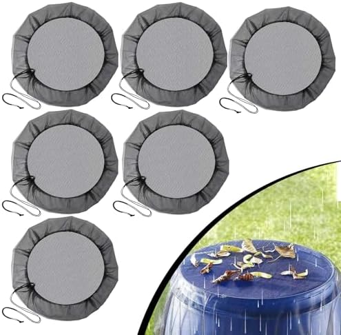 Filet De Protection Pour Tonneau Eau De Pluie - Lot De 2 - 90 Cm - Anti-moustiques, Feuilles Et Débris