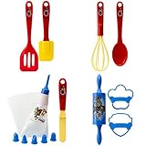 Zak Designs Paw Patrol Kids Baking Set, Paw Patrol, 4 piece set