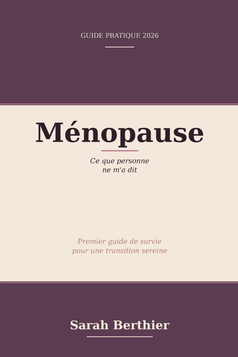 Ménopause sans angoisse: Ce que personne ne m'a dit — Premier guide de survie pour une transition sereine