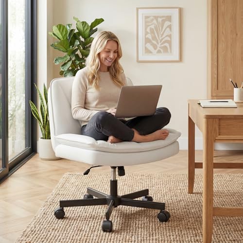 DurayLoly Criss Cross Chair w/ Wheels, 300-Lb Capacity 47.99 w/ Code + 40% Off Code NOOZEN49 - image 1