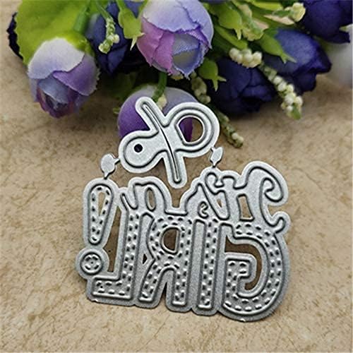 Miniatura 5 de Troqueles de corte para bebé niño y niña, plantillas de corte de metal, marco de troqueles de corte artesanal para hacer tarjetas de papel hechas a