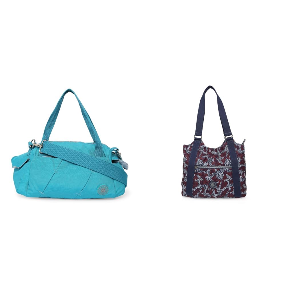 Crinkle Range Blue Soft One Size Handbag + Crinkle Range Blue & Red Soft One Size Handbag-image-24