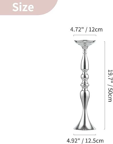 Miniatura 4 de Nuptio Jarrones para centros de mesa de oro jarrones de mesa de boda para mesas versátiles arreglos de flores de metal para bodas, fiestas y cenas,