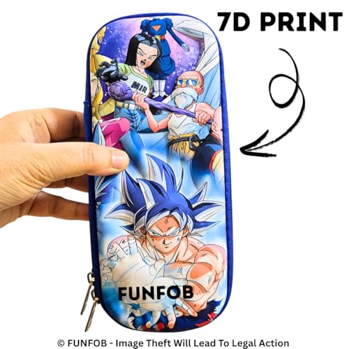 Image of FUNFOB Pencil Box for School College Anime Pencil Pouch Other Stationery Products Travel or Cosmetic Case | Go-k Old Man