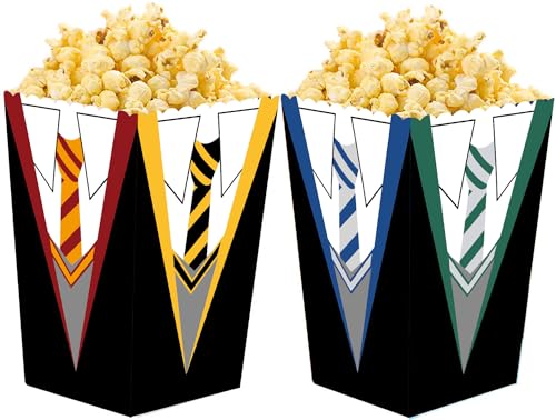 24 Pcs Magical Wizard party popcorn Box, party Candy cookie Box- ...