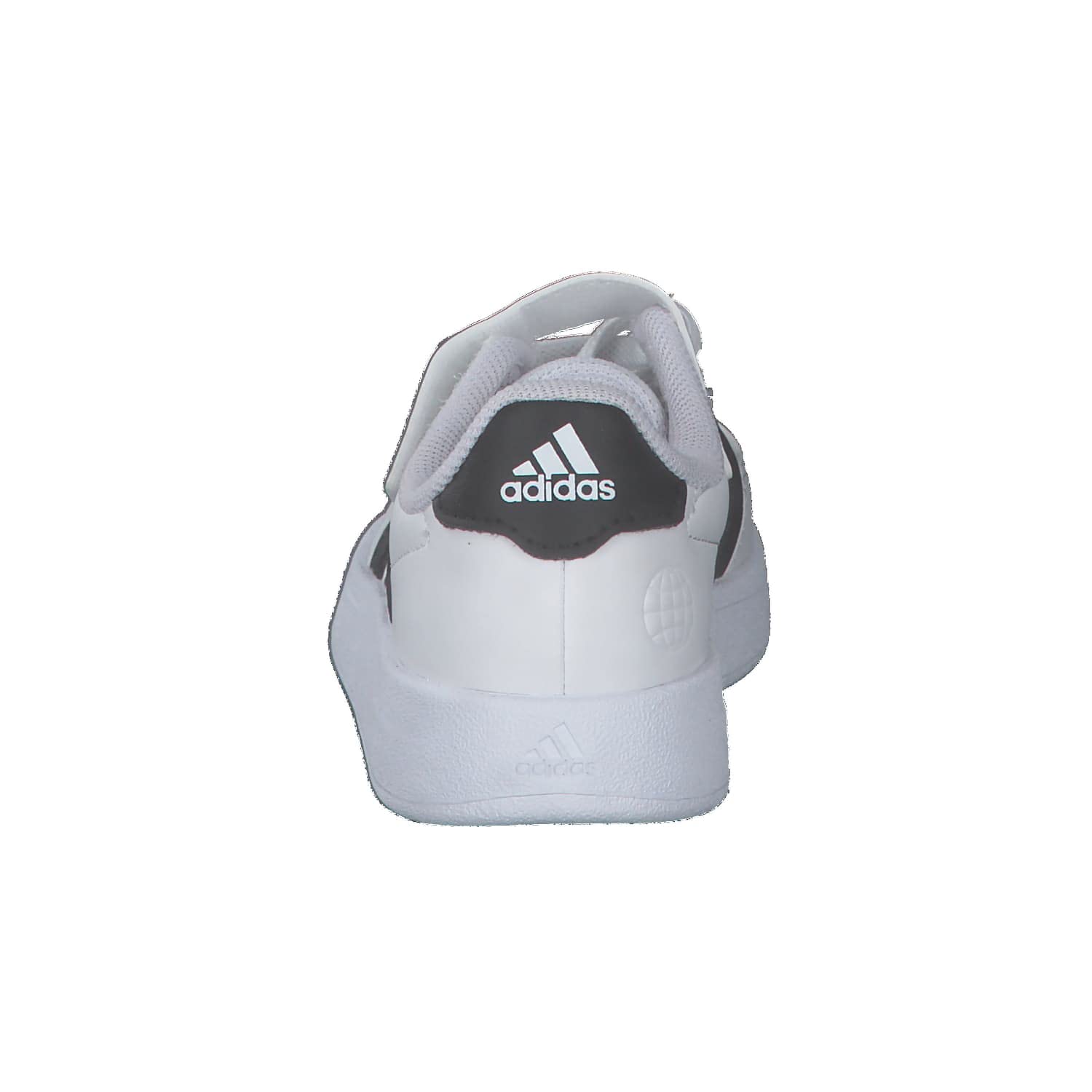 adidas Unisex niños Breaknet Lifestyle Court Elastic Lace and Top Strap Shoes, Cloud white/core black/core black, 33 EU