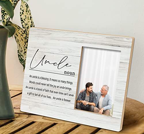 Sradmo Uncle Definition Picture Frame,Best Uncle Gifts 10×8 Inch Tabletop Photo Frame Frames For Father's Day Birthday,Uncle Gifts From Niece Nephew,Thank You Gifts For Uncle #TOP3