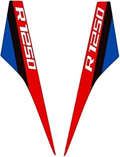 に適合するR1250GS R1200GS R 1250GS 1200 GS用 バイクステッカー ビーク フロントデカール ボディサイドペイントプロテクションステッカー(赤,1250)