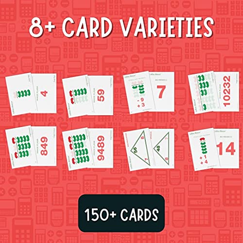 Image of Abacus Flash Cards for Kids- 150+ Cards - 300+ Sides - Learn Numbers, Counting and Improve Retention & Recall Skills for All Ages - Fun Learning and Educational Flashcards