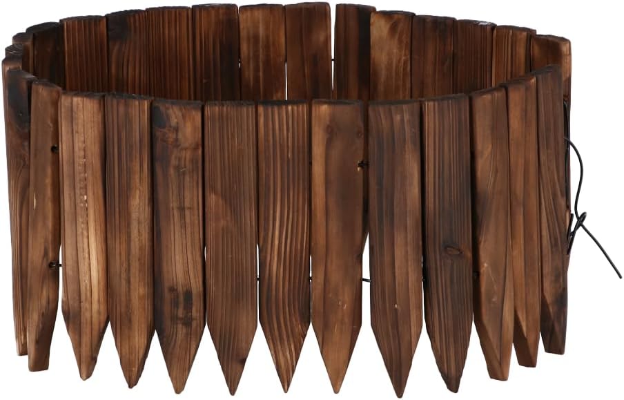 Kohnan Original KT7323 Wooden Garden Edge 7.9 x 39.4 inches (20 x 100 cm)