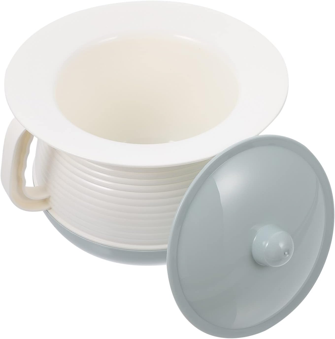 SOLUSTRE Toilet Training Potties Seats Chamber Pots Bedpan with Lid Urinal Bottle Urine Pots Potty Plastic Pee Urinals for Car Elderly Patient Hospital Blue Potty Urinal