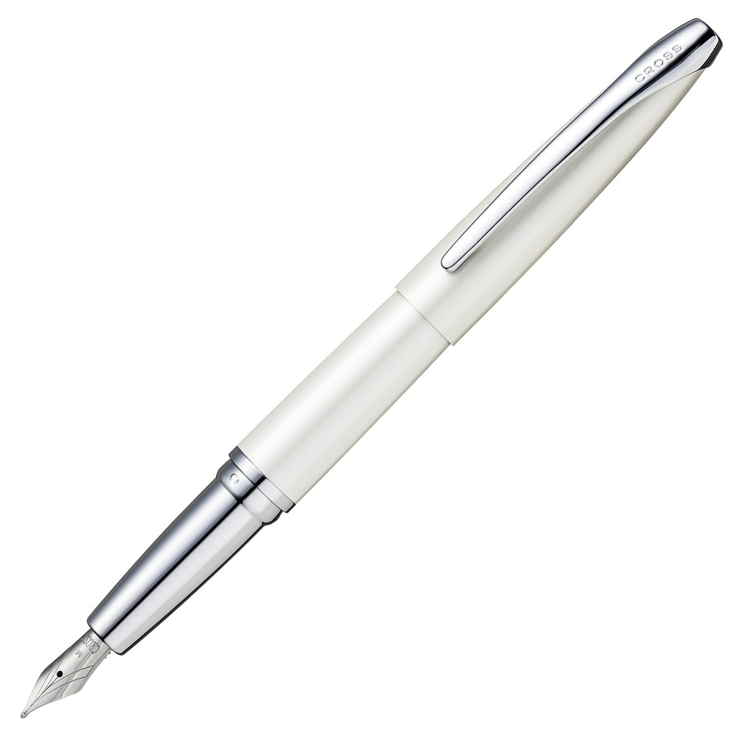 Cross ATX Fine Nib Fountain Pen - Pearlescent White