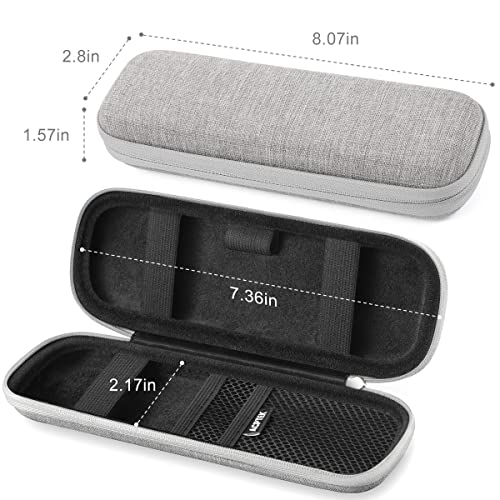 Image of AGPTEK Case Holder for Apple Pencil, Premium Carry Case for Stylus iPad Pro Pen, Pencil, Samsung, Huawei, Apple Pen Accessories, USB Cable, Earphones, Fountain Pen, Grey