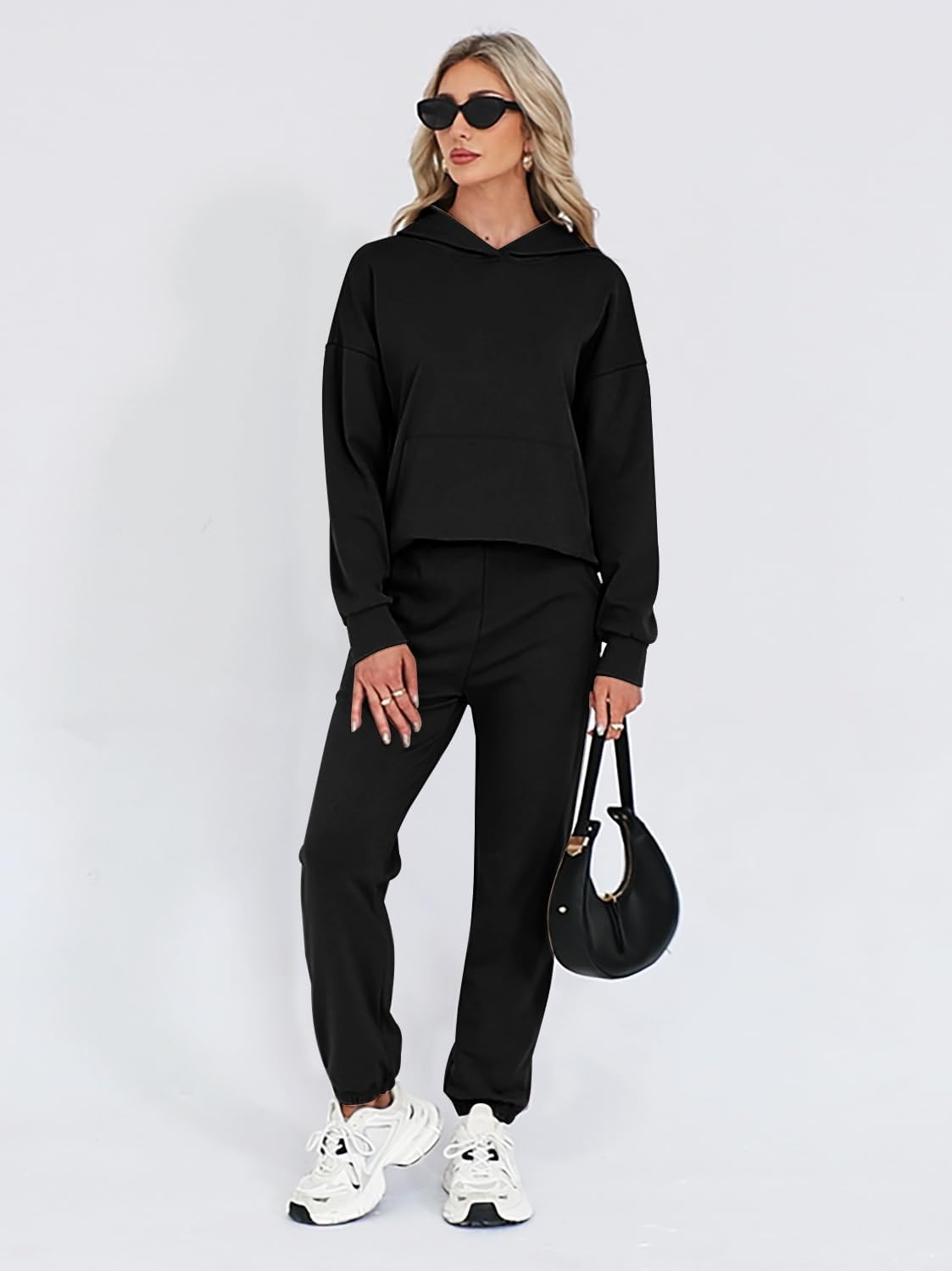 ETCYY NEW Hoodie Sets for Women 2 Piece Lounge Set Fall Outfits Clothes Oversized Sweatshirt Baggy Sweatpants - Image 5