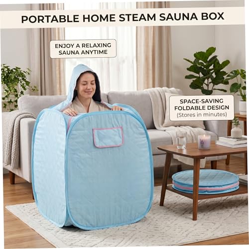 Tente de sauna intérieure portable individuelle et cabine de vapeur pliable