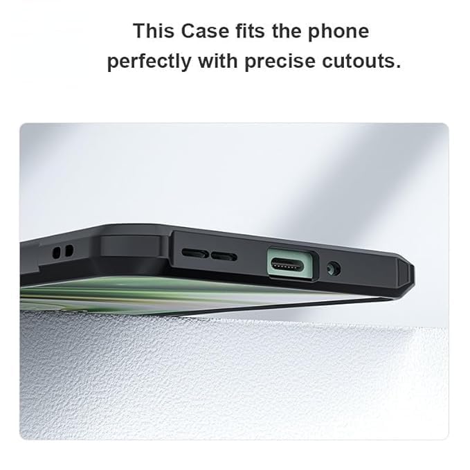 Image of SPAZY CASE Acer Super ZX Pro 5G Back Cover | Transparent Crystal Clear Hard PC Back Case with TPU Bumper, Drop Protection Case Cover for Acer Super ZX Pro 5G